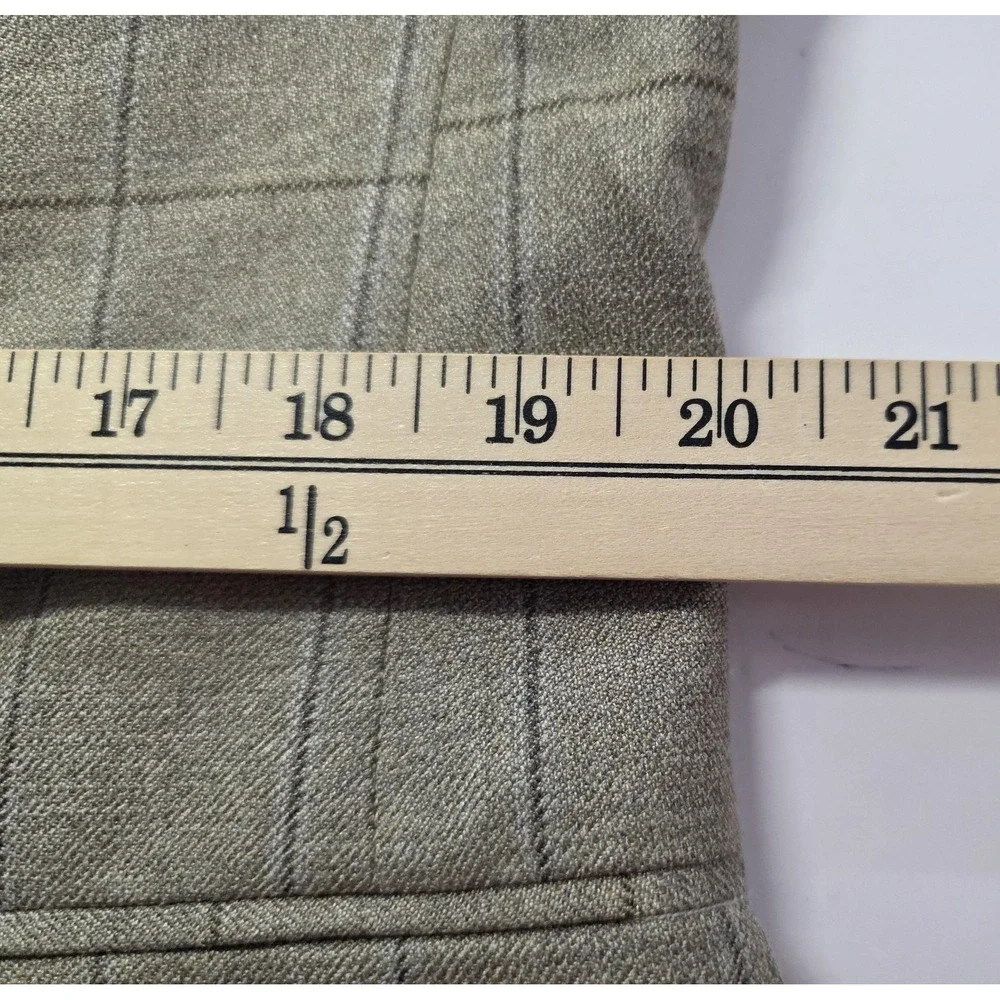Lauren Ralph Lauren Mens‎ Size 40R Silk Blend Brown Check Blazer